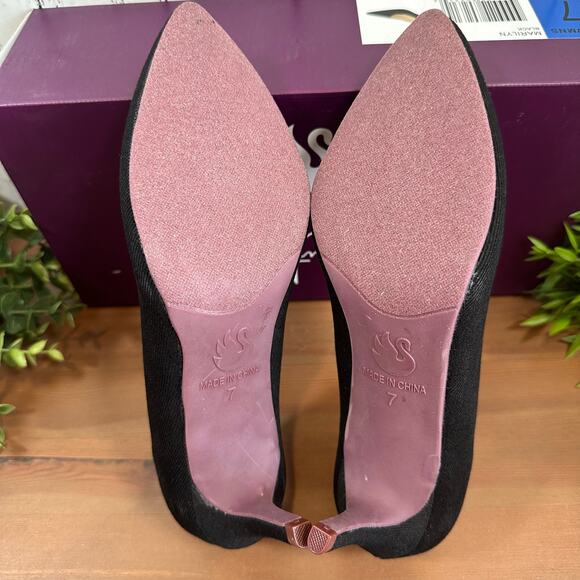 Gloria Vanderbilt Women's Marilyn Pumps Heels Black Size 7 - Picture 8 of 8